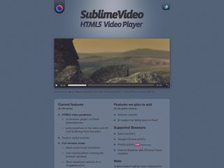 HTML5 Video player