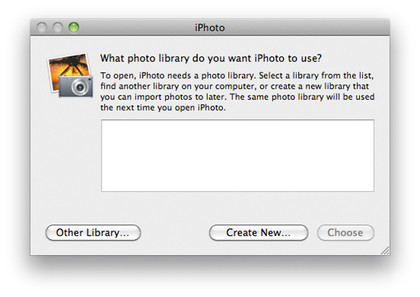iPhoto library