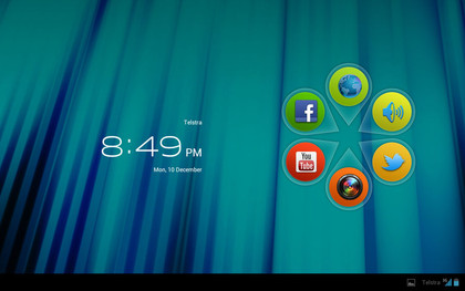 Telstra 4G tablet unlock screen