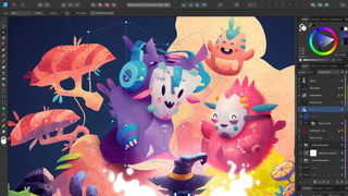 Screenshot of graphic design software Affinity Designer 2