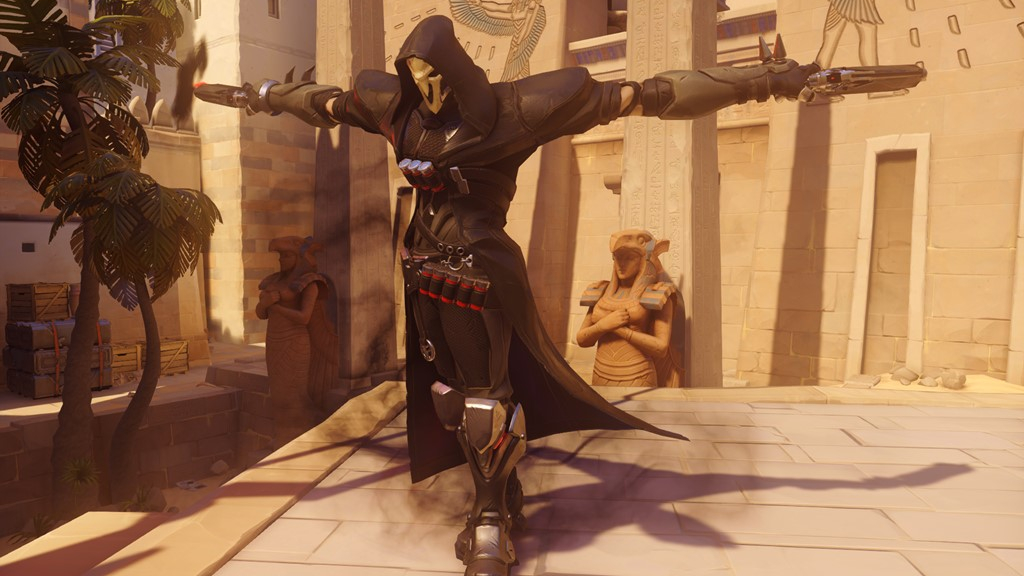 Overwatch 2 Reaper using death blossom