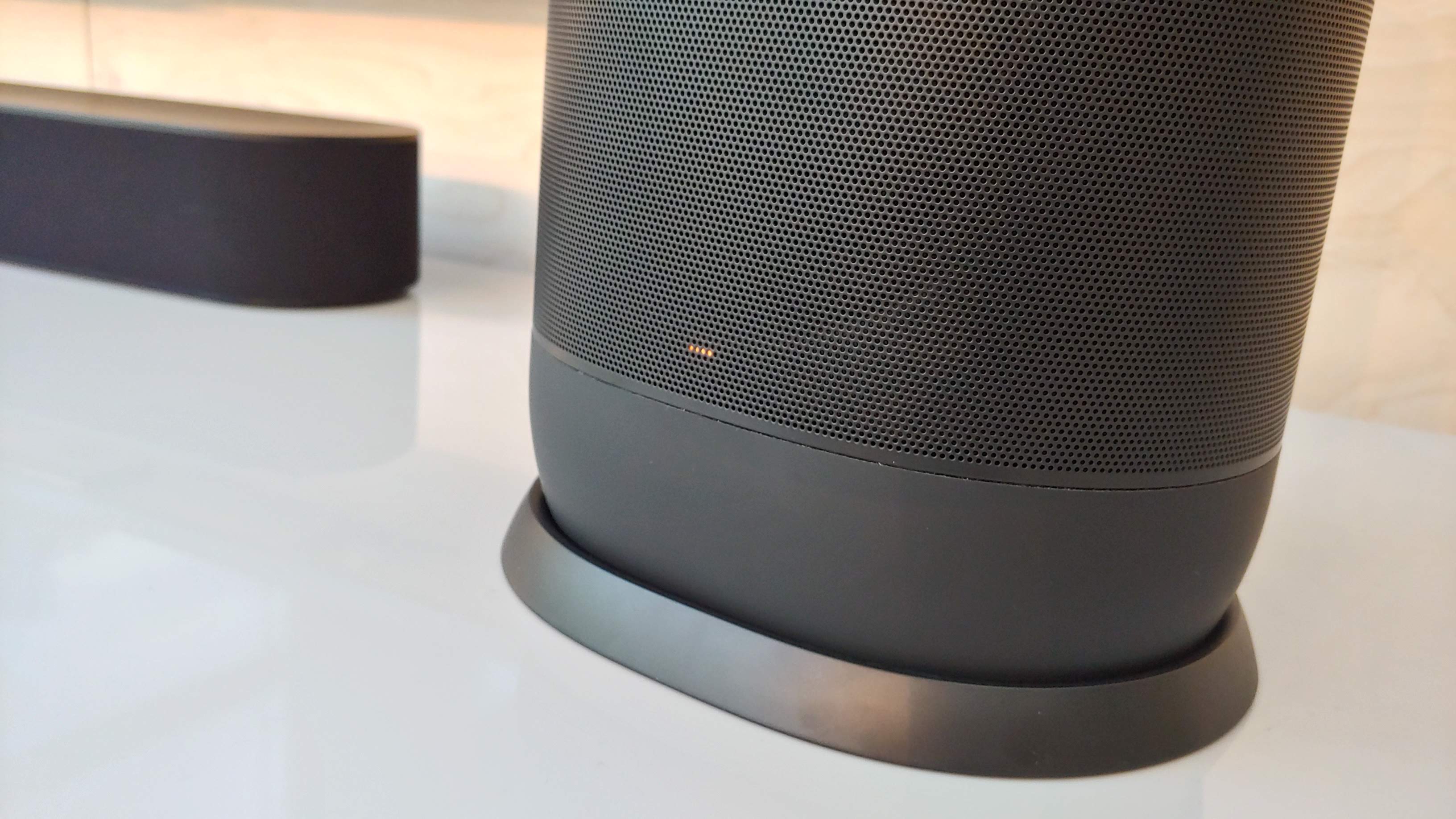 A close up of the base of the Sonos Move