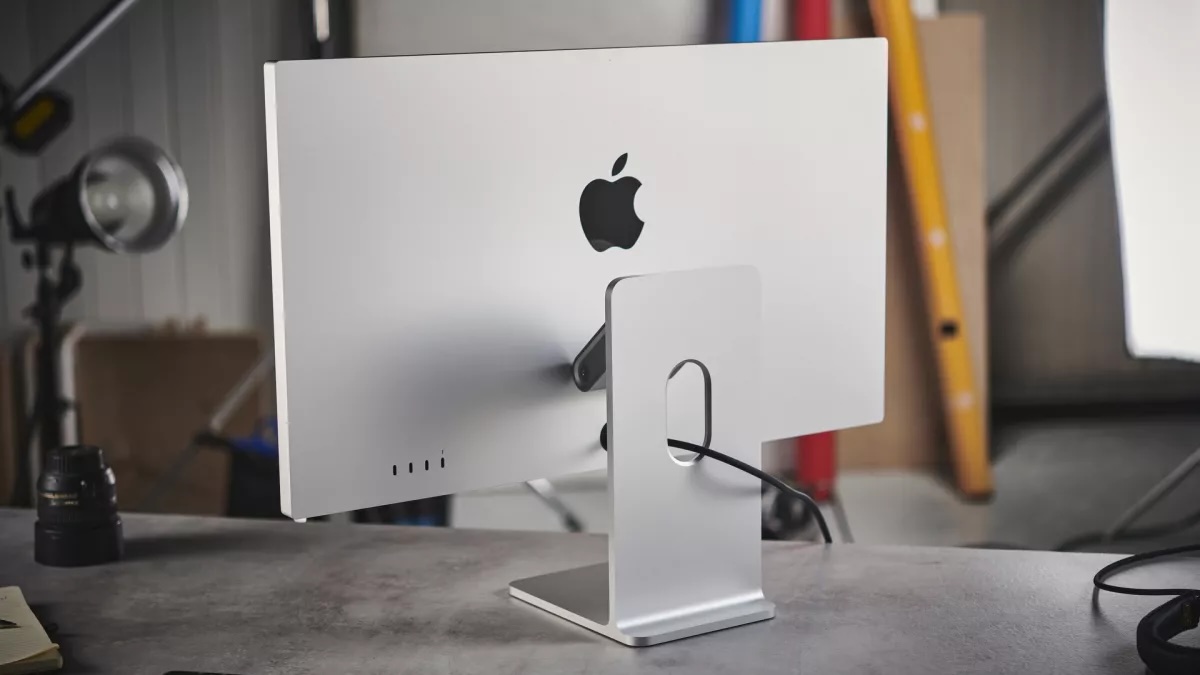 Apple Studio Display from the back