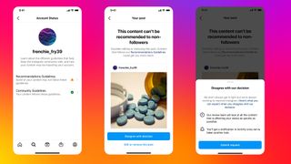 Instagram's updated Account Status