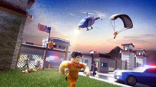 Roblox characters running around
