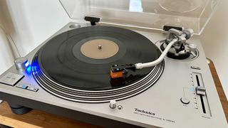 The Technics SL-1200GR2 playing a vinyl 