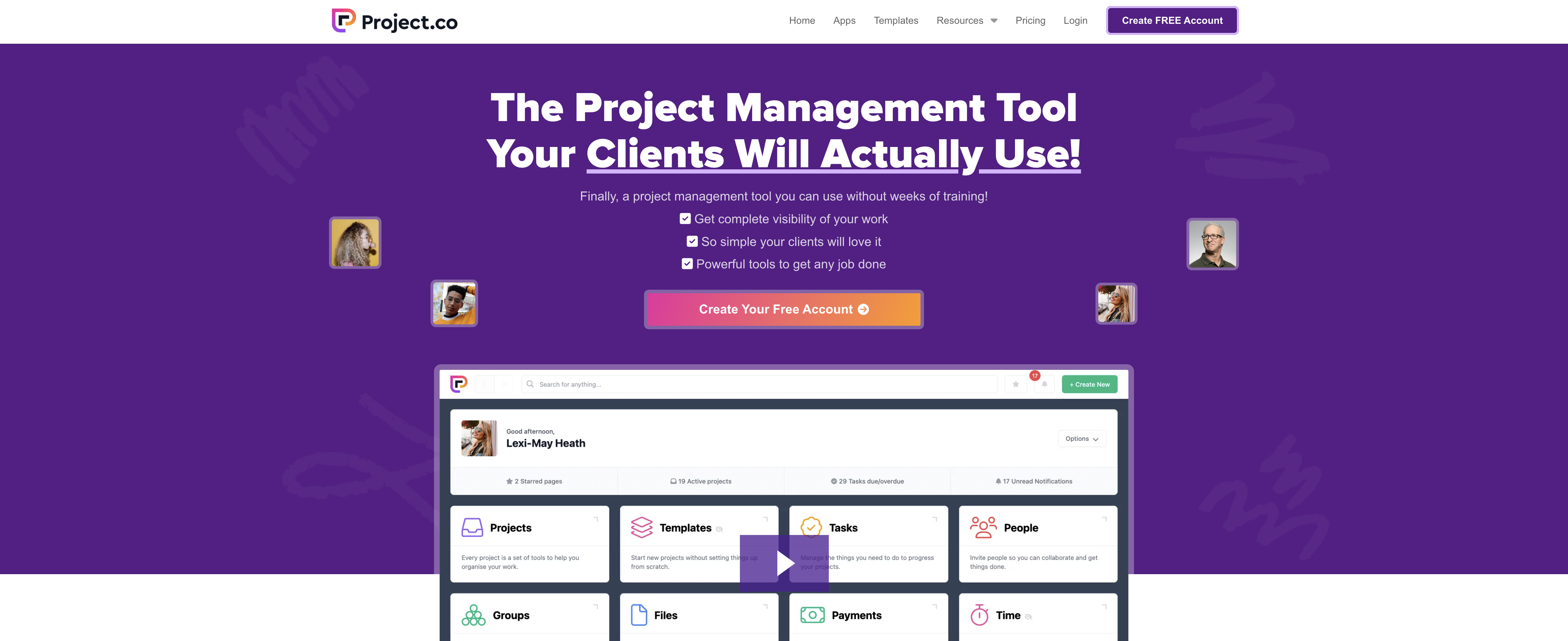 Project.co website January 2023