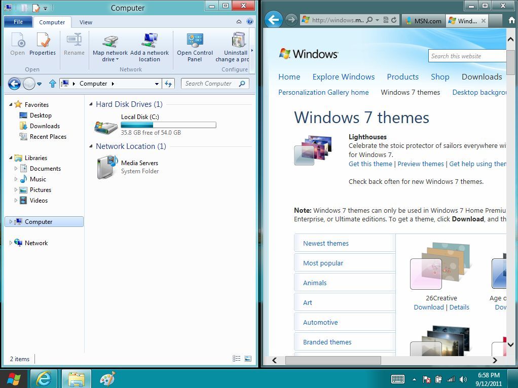 Windows 8 desktop on ARM