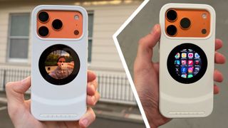 The iPhone 17 Pro in the Selfix selfie case