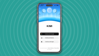 Kimi AI on an iPhone.