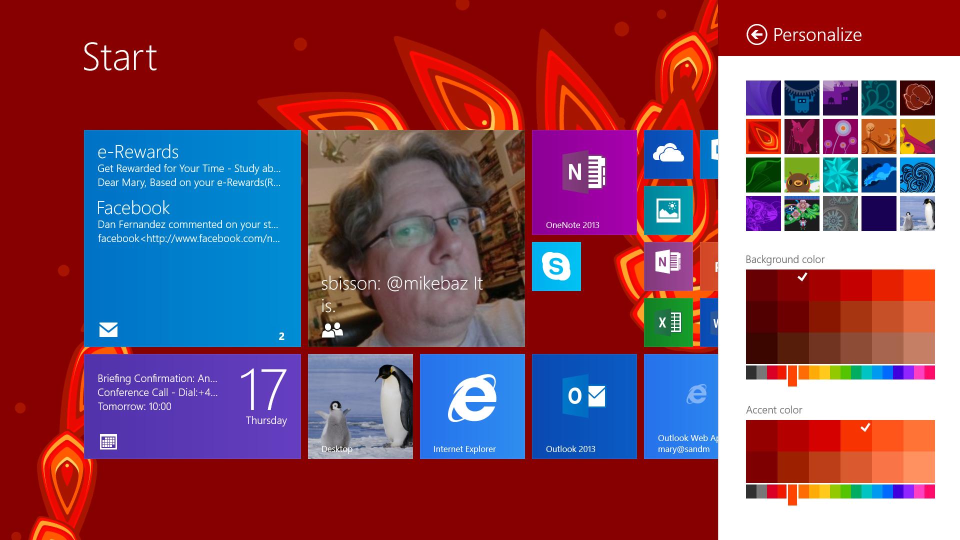 Live Tiles in Windows 8
