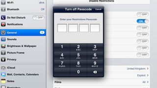 It's easy to lock an iOS device down