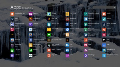 You can now see all your apps properly in 8.1