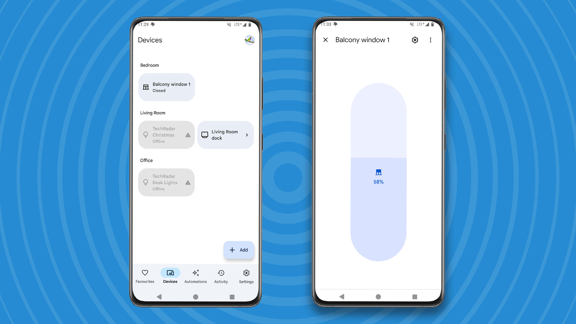 Controlling SwitchBot Blind Tilt with Google Home