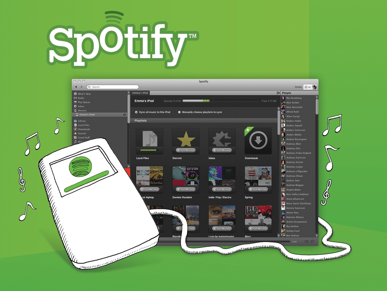 Spotify - taking on iTunes