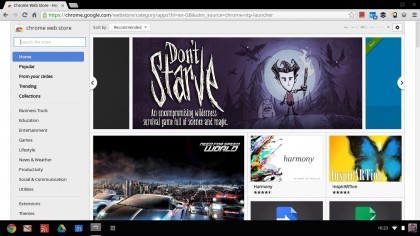 Apps in the Chrome Web Store still have some catching up to do