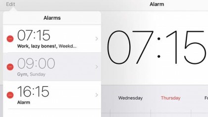 4. Review alarms in a list