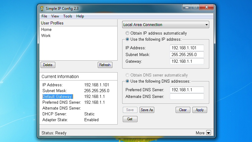 Simple IP Config