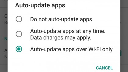 4. Make sure apps aren't auto-updating
