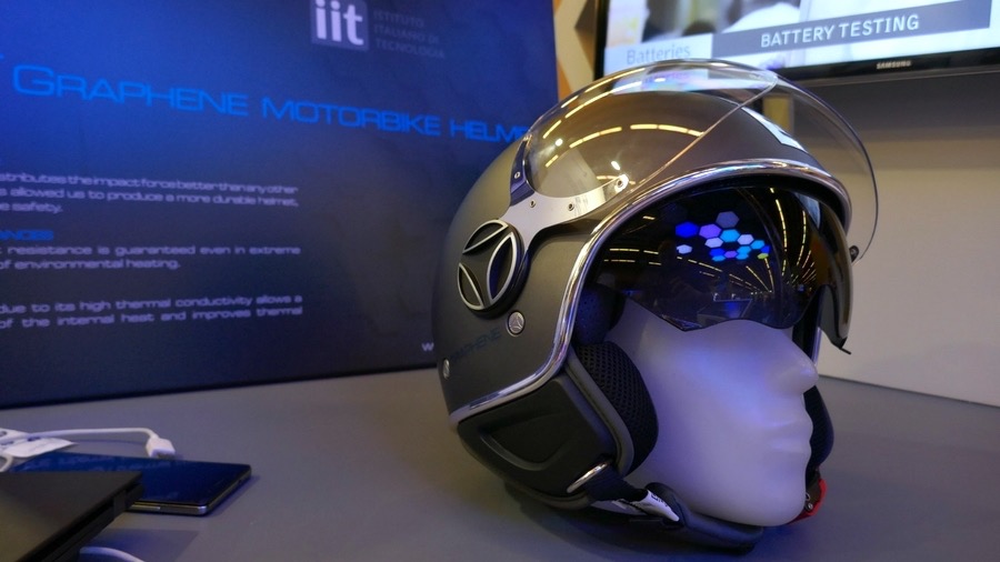 Momodesign make a graphene motorcycle helmet (Credit: Momodesign)