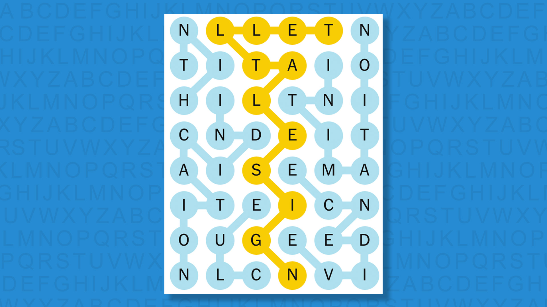 NYT Strands answers for game #850 on a blue background