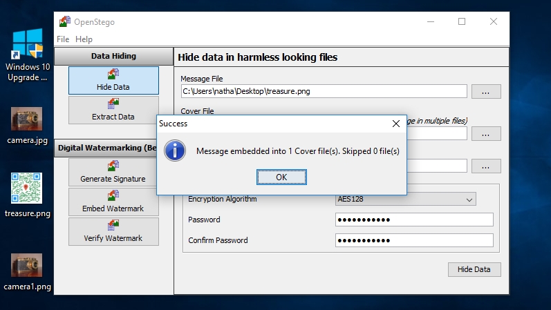 7. Hide your data