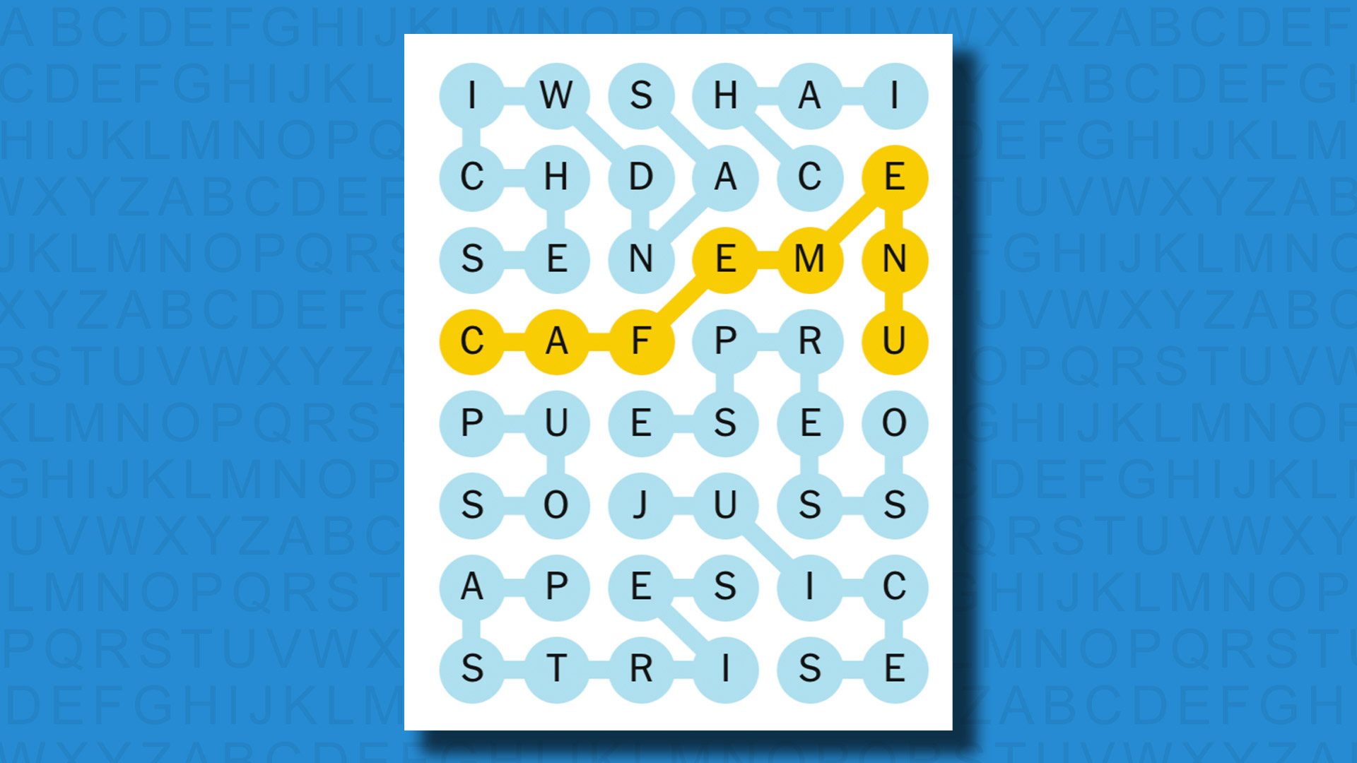 NYT Strands answers for game 415 on a blue background