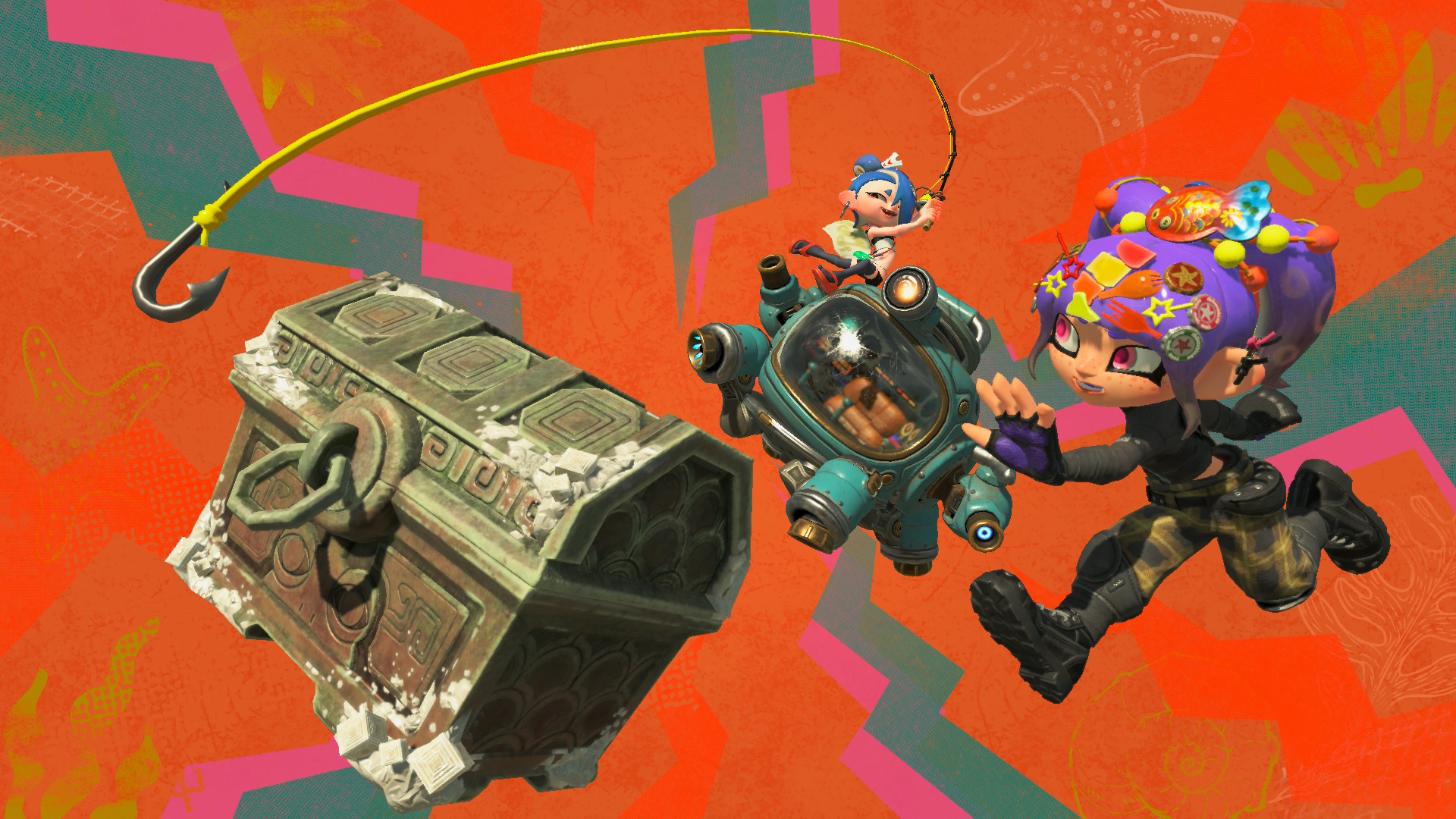 A Splatoon Raiders screenshot taken on Nintendo Switch 2 in handheld mode.