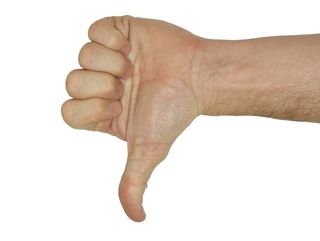 Thumbs down