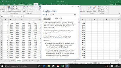 Excel 2016