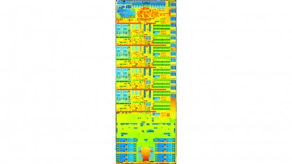 The layout of the Haswell quad-core die