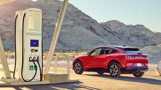 An Electrify America in the desert