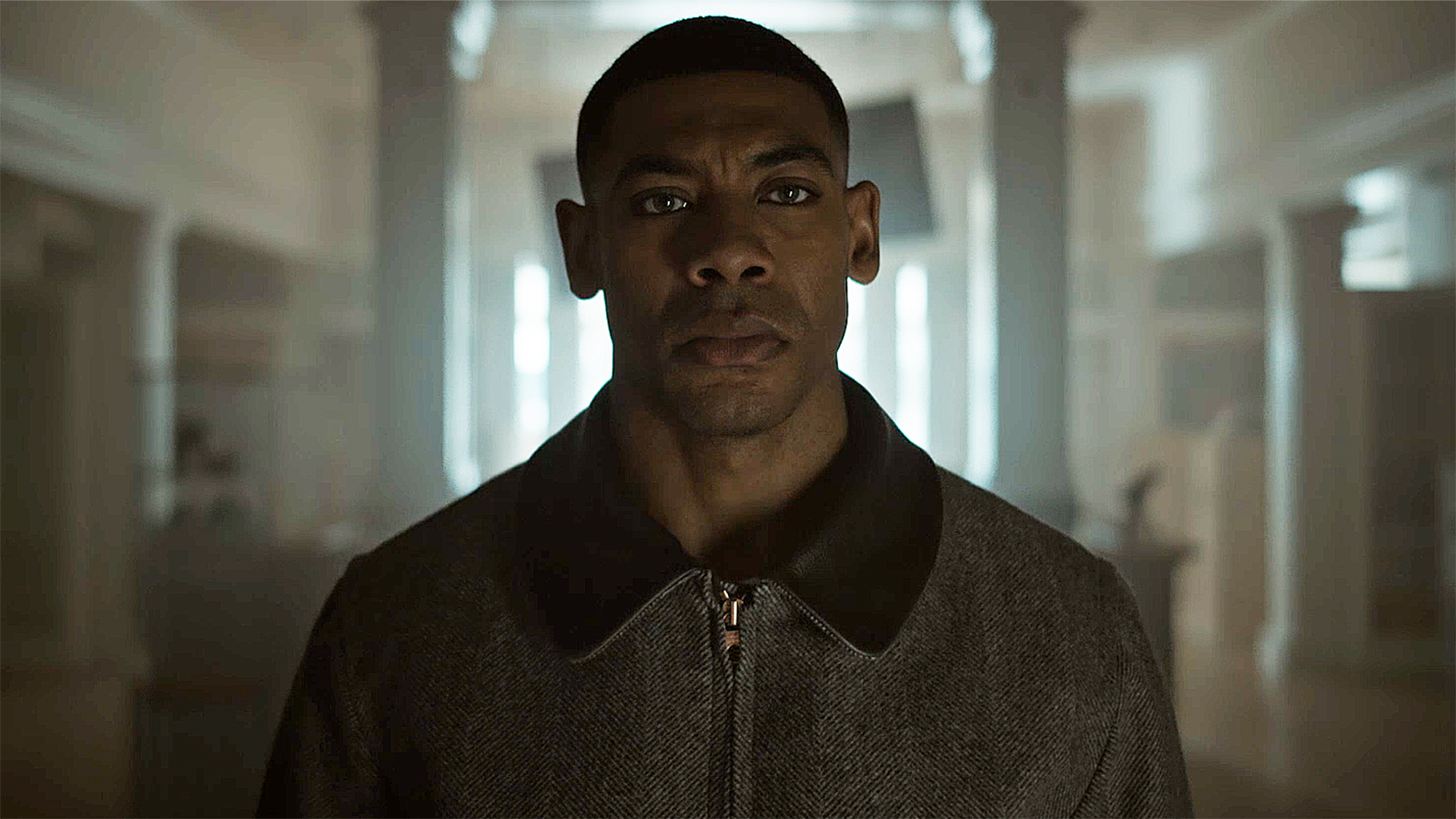John Stewart looking serious in Lanterns episode 3