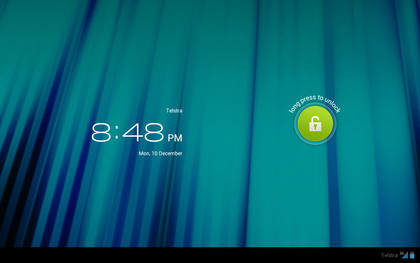 Telstra 4G tablet screenshot