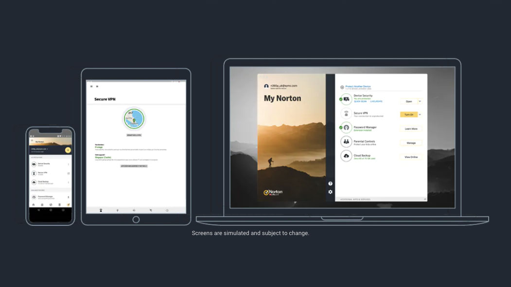 Norton 360 across multiple devices.