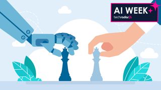 Robot playing chess