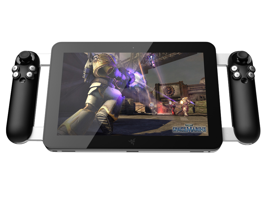 The razer 'project fiona' gaming tablet includes fixed analogue controllers.