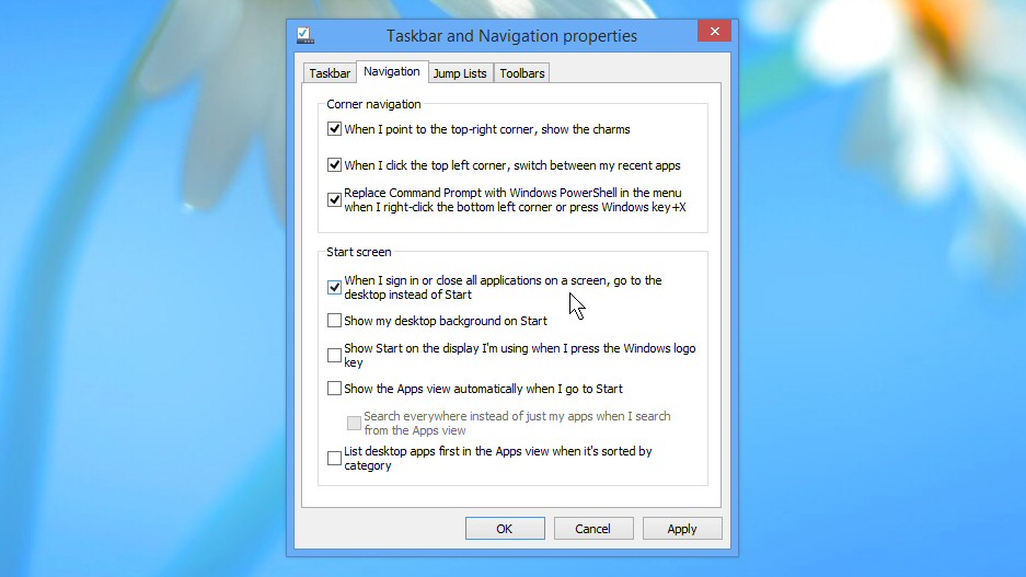 Boot to desktop