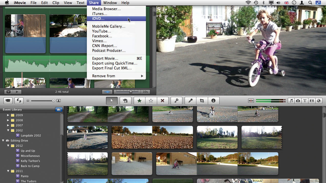 How to use iMovie chapter markers