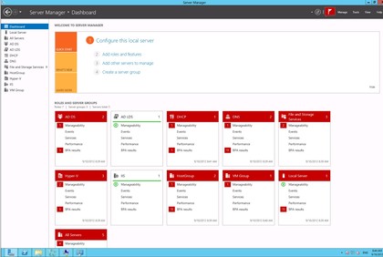How to manage multiple servers on Windows Server 2012 - step 1
