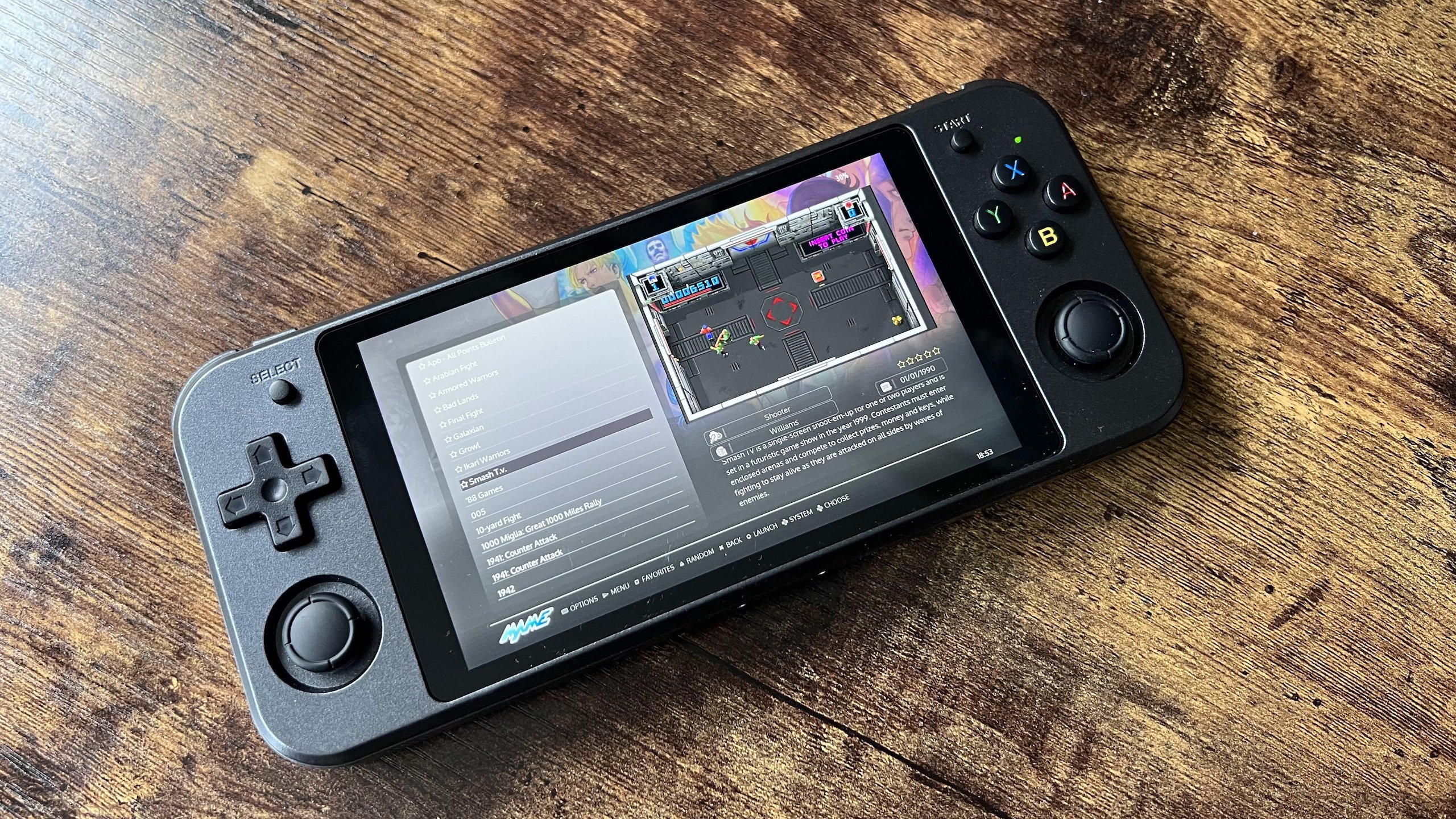 The Anbernic RG552 retro handheld