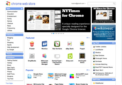 Chrome store