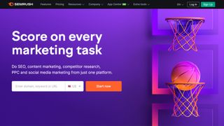 Semrush website screenshot