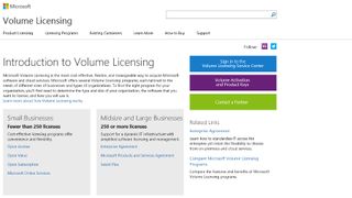 Businesses might need a volume licence