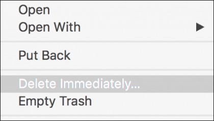 Selectively Delete