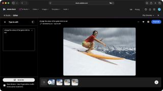 Using Adobe Stock AI Studio to test the features and tools on a Mac