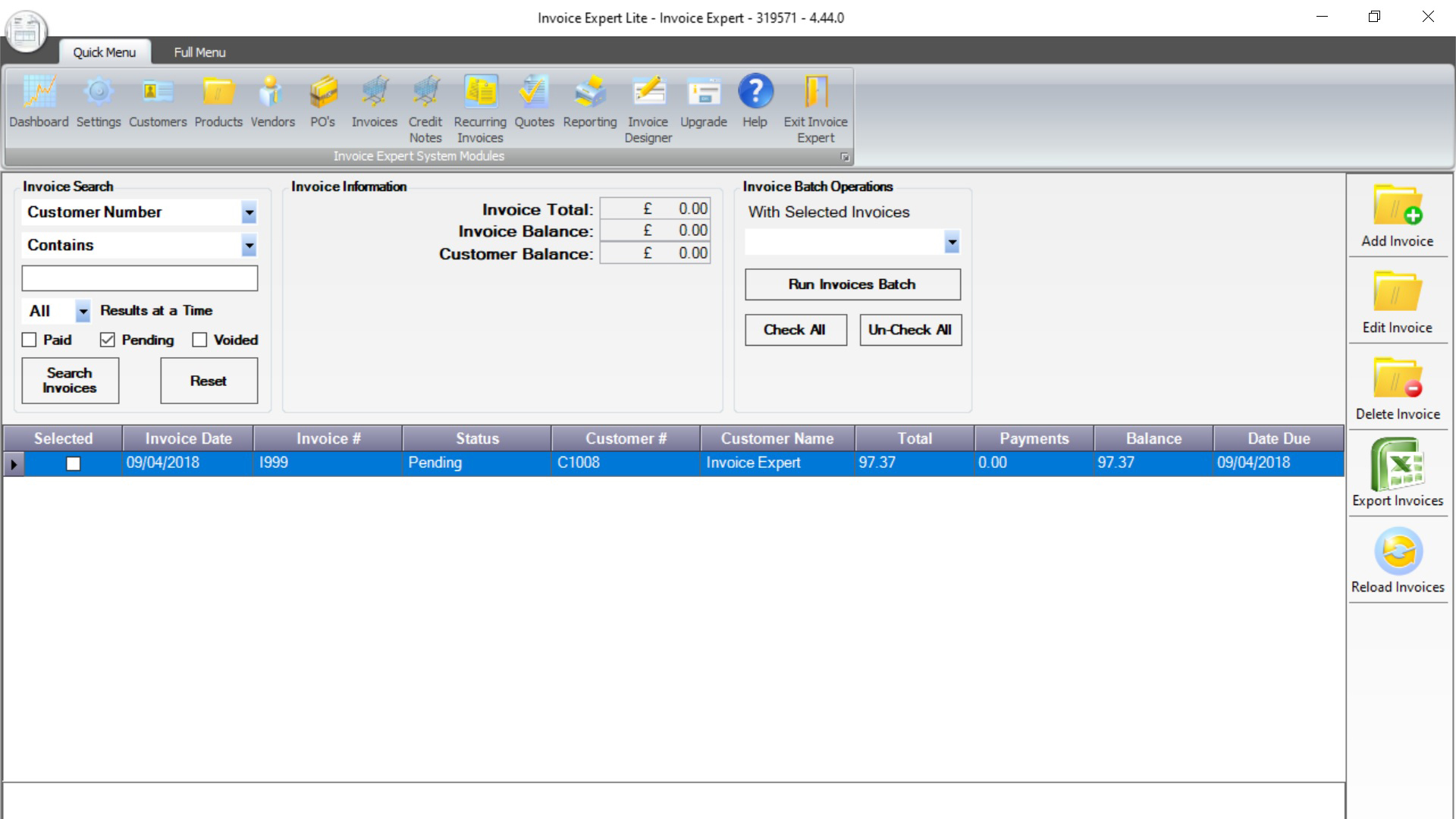 Invoice Expert Lite