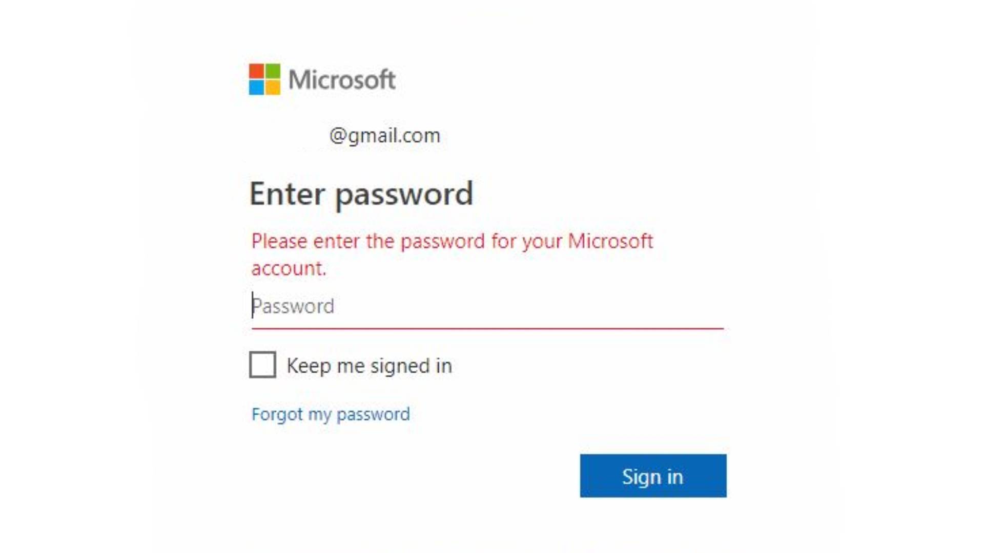 Microsoft Teams Password Reset