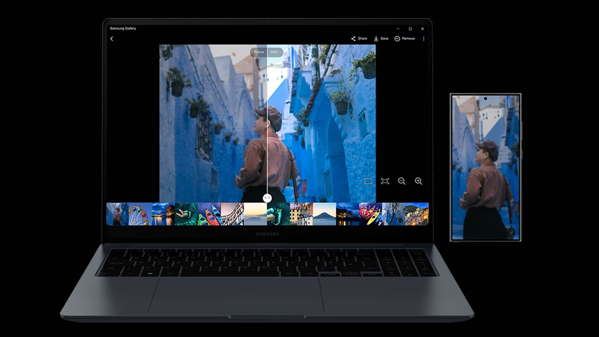 Galaxy Book4's Photo Remaster