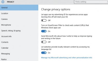 2. Disable ads in Windows
